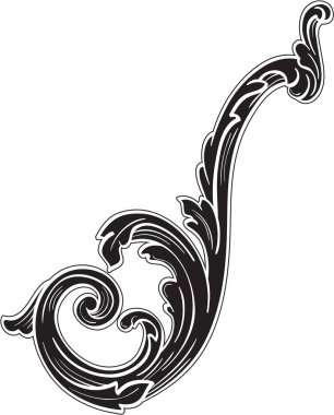 Acanthus lüks sanat iyi öğesi