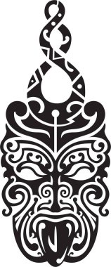 Maori stil maskesi