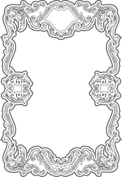 エレガンスの装飾美術のページ — ストックベクタ