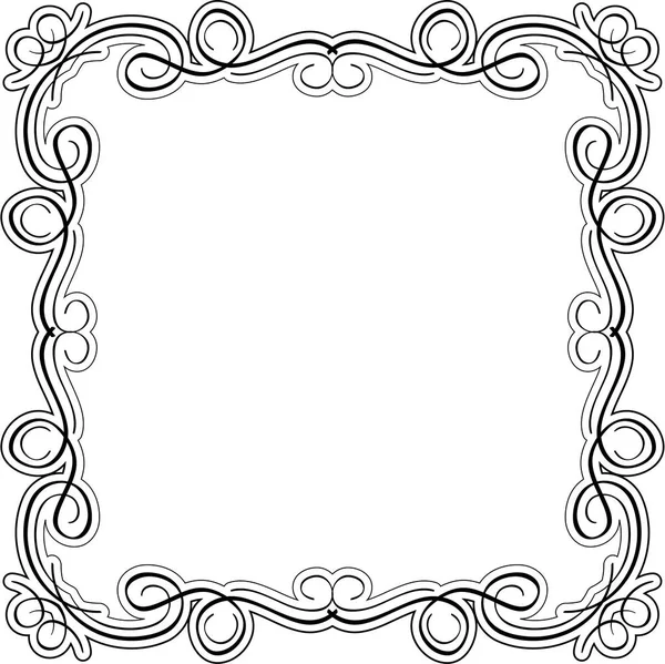 Luxury swirll frame — Stock Vector