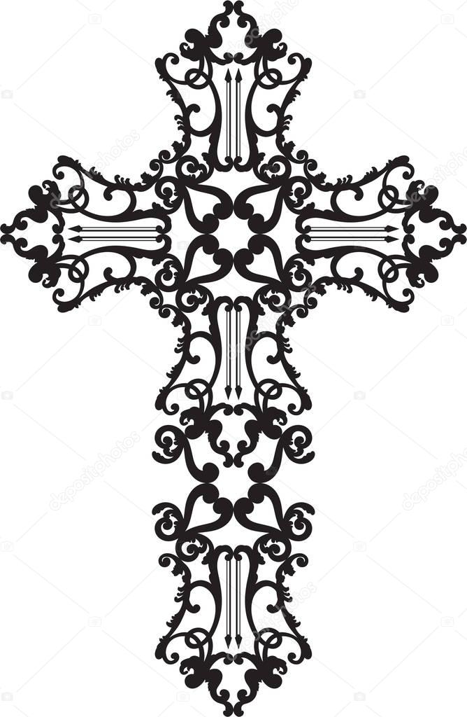 The ornate cross