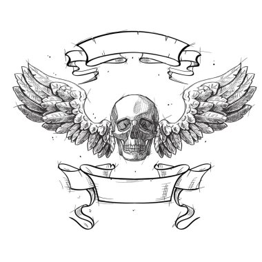 Robot resim tarzında uçan kafatası