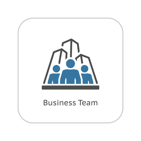 Business Team Ikone. flache Bauweise. — Stockvektor