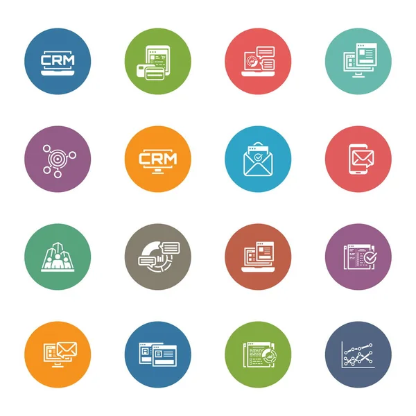 Set of Business and Marketing Flat icons