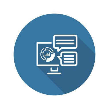 Analitik sistem kutsal kişilerin resmi. Düz tasarım.