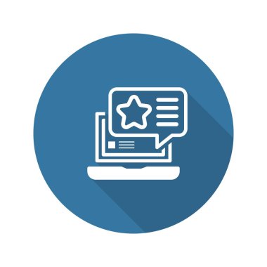 Promosyon simgesi. Düz tasarım.