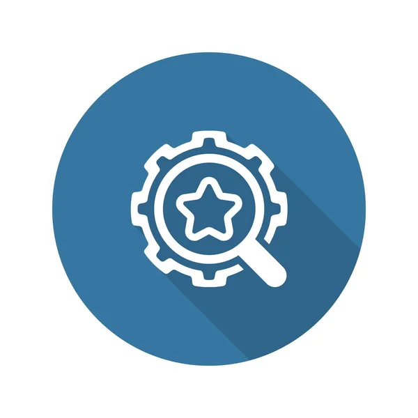 Icono de optimización de búsqueda. Diseño plano . — Vector de stock