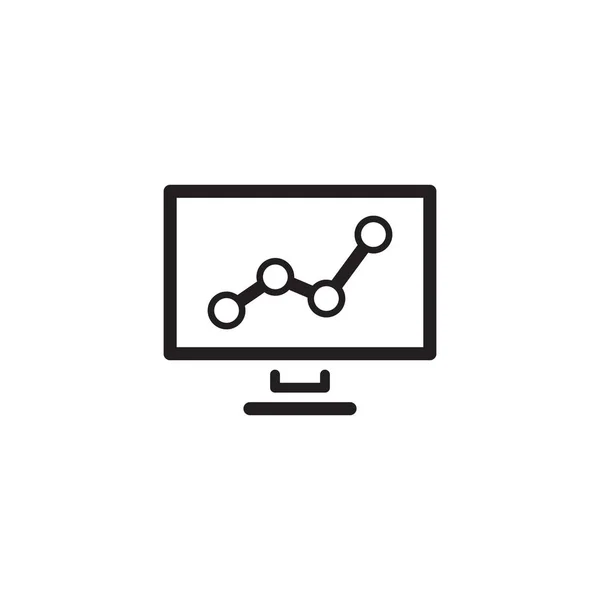 Business Analytics-ikonen. Konceptet. Platt Design. — Stock vektor