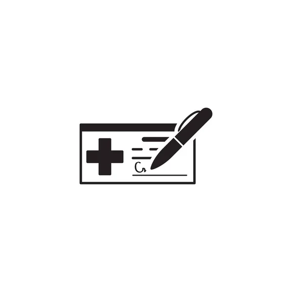 Prescription médicale et services Icône . — Image vectorielle