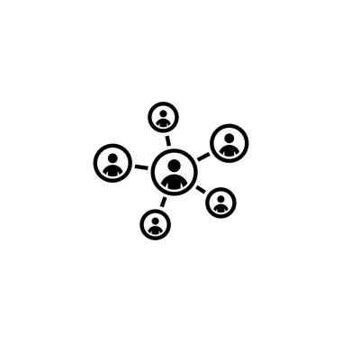 Personel yönetimi simgesini. İş kavramı. Düz tasarım.