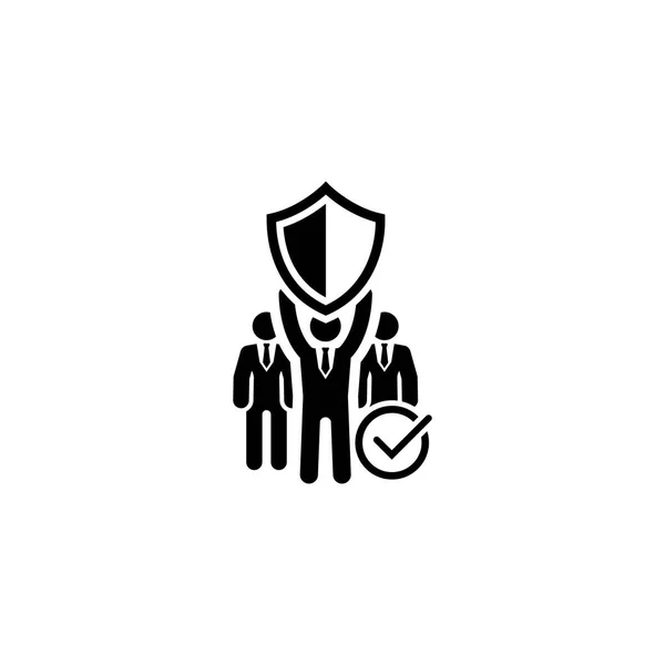 Private Security Icon. Flat Design. — Stock Vector