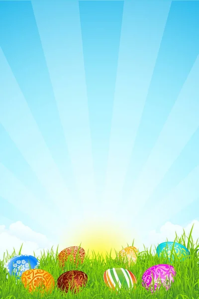 Easter Holiday Background — Stock Vector