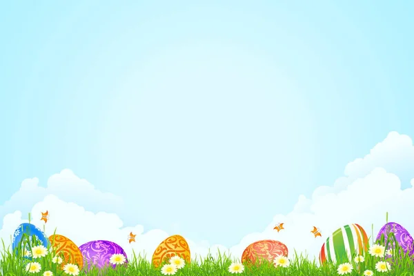 Easter Holiday Background — Stock Vector