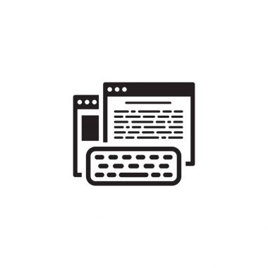 Copywriting simgesi. Düz tasarım.