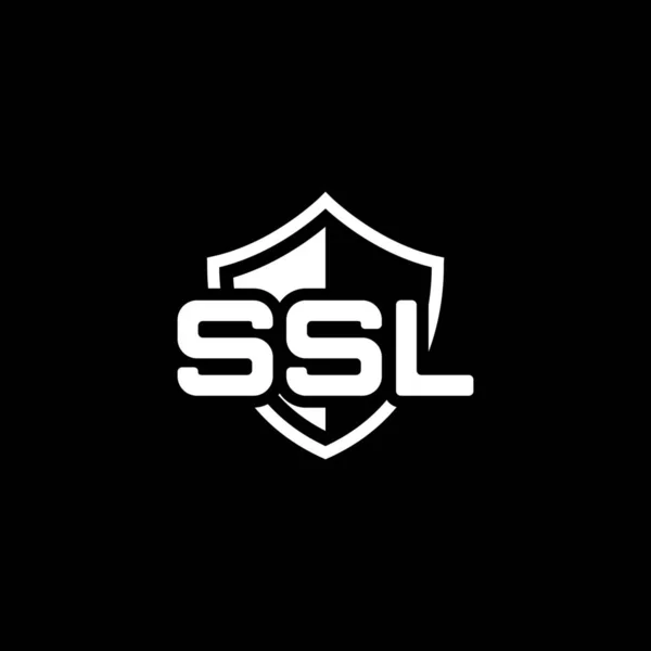 Εικονίδιο προστασία SSL. Επίπεδη σχεδίαση. — Διανυσματικό Αρχείο