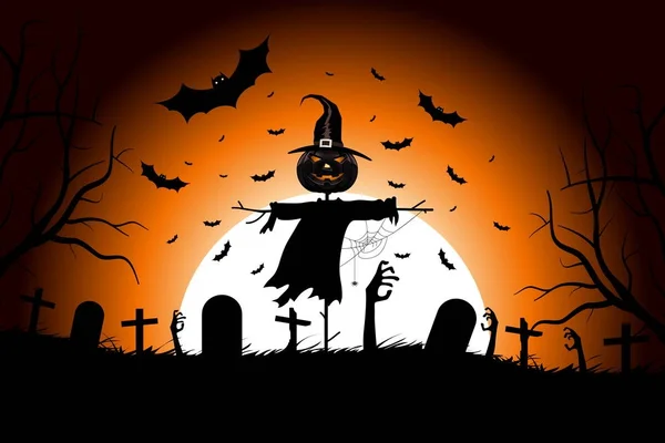 Halloween-Party-Plakat — Stockvektor