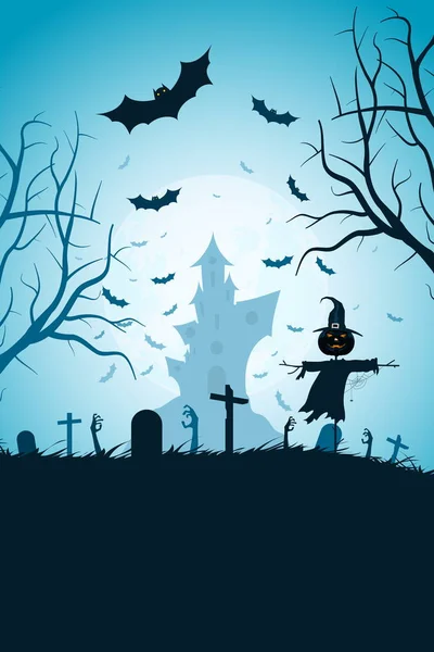 Halloween-Party-Plakat — Stockvektor