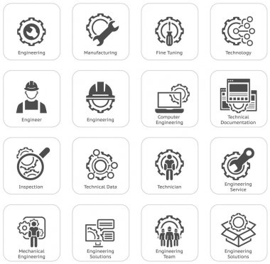 Hattı mühendislik simgeler