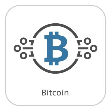 Bitcoin Cryptocurrency simgesi.