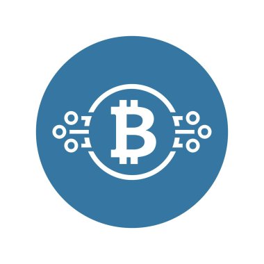 Bitcoin Cryptocurrency simgesi.