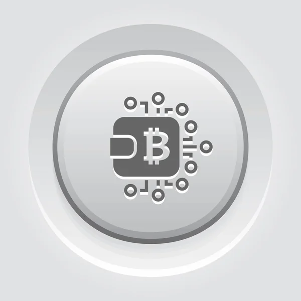 Bitcoin Wallet Icon. — Stock Vector