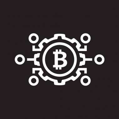 Bitcoin simgesi mekaniği.