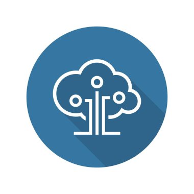 Bulut teknoloji simgesi.