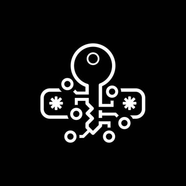 Şifre koruma simgesi.