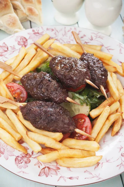 Brocheta de kebab Kofta — Foto de Stock