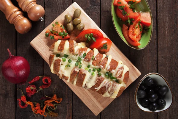 Pane ripieno di formaggio — Foto Stock