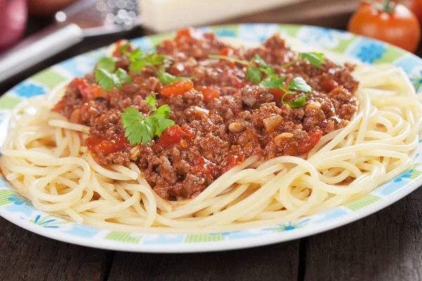 Pasta italiana bolognese — Foto Stock