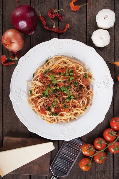 Italian pasta bolognese — Stock Photo, Image