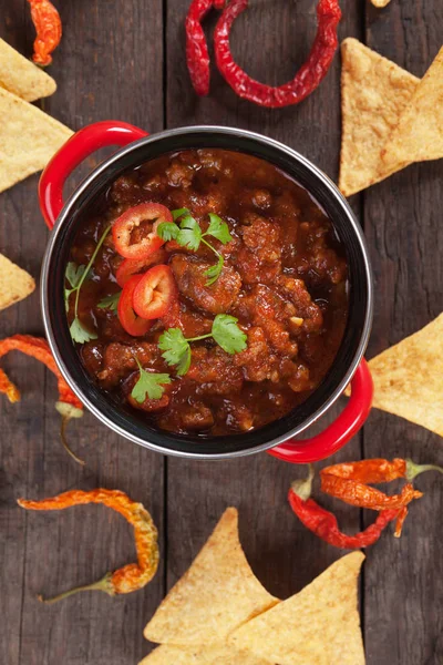 Mexické chilli con carne — Stock fotografie