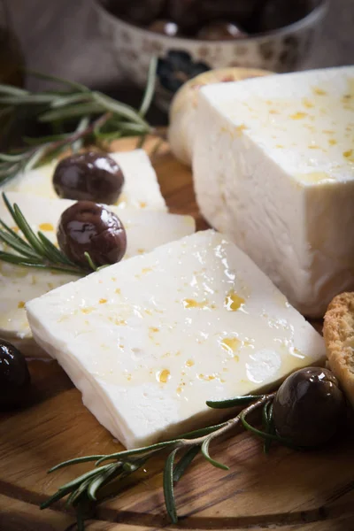 Griechischer Feta-Käse — Stockfoto