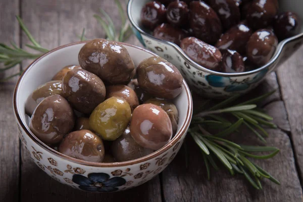 Tedavi Yunan zeytin — Stok fotoğraf