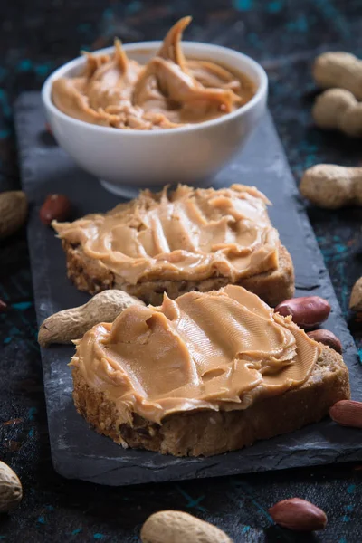 Peanut butter spread — Stock Photo, Image