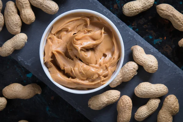 Tartinade au beurre d'arachide — Photo