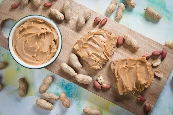 Peanut butter spread — Stock Photo, Image