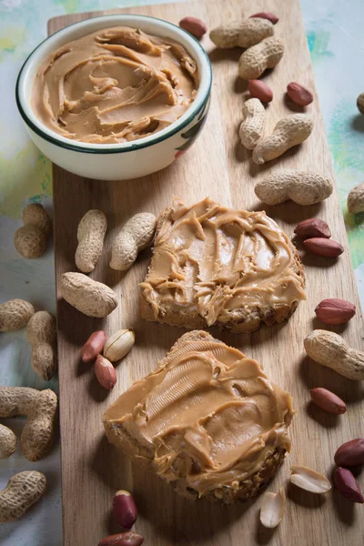 Peanut butter spread — Stock Photo, Image