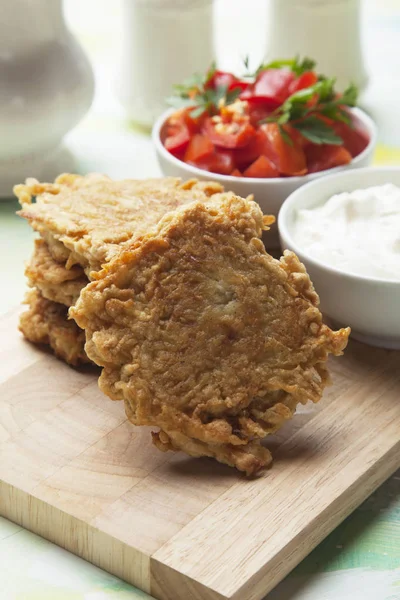 Hasch braun, Kartoffelpuffer — Stockfoto