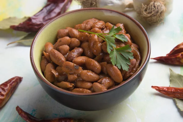 Cooked white beans — Stock Photo, Image