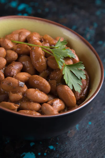 Cooked white beans — Stock Photo, Image