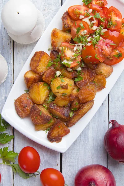 Hemlagad rostad potatis — Stockfoto