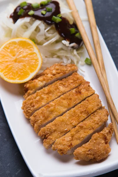 Japán tonkatsu sertéshús — Stock Fotó