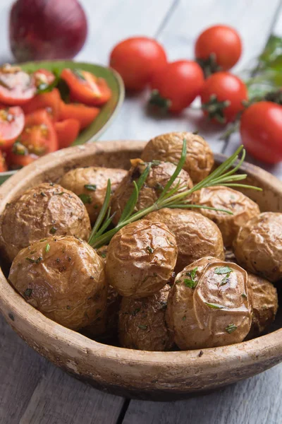 Hemlagad rostad potatis — Stockfoto