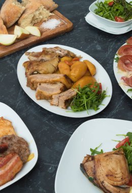 Balkan yemeklerinin karışımı