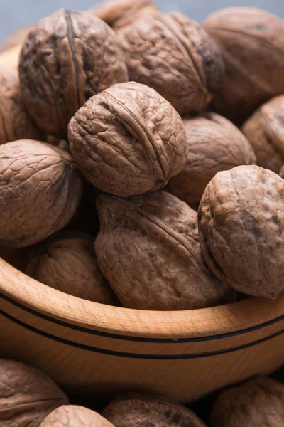 Whole walnut shells — Stock Photo, Image