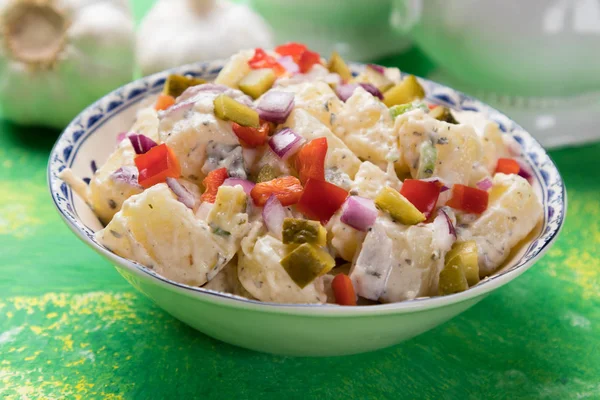 Insalata di patate con salsa di maionese — Foto Stock