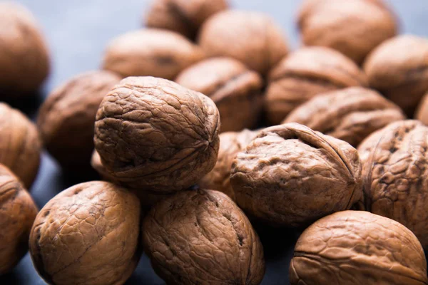 Whole walnut shells — Stock Photo, Image