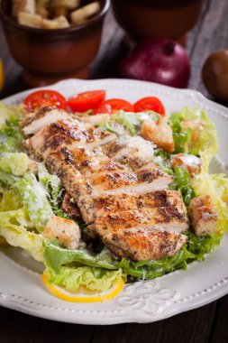 Baharatlı ızgara tavuk bifteği